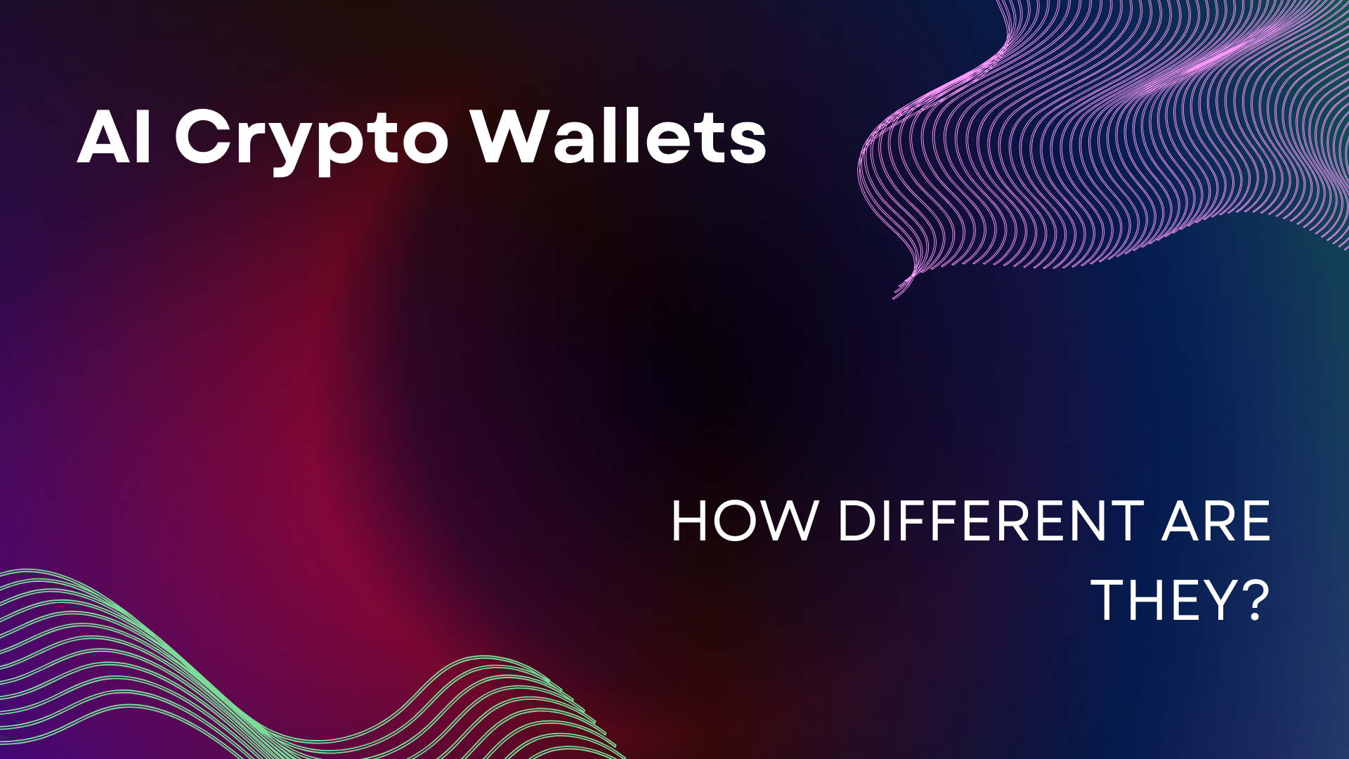 AI Crypto Wallets: How Different Are They?