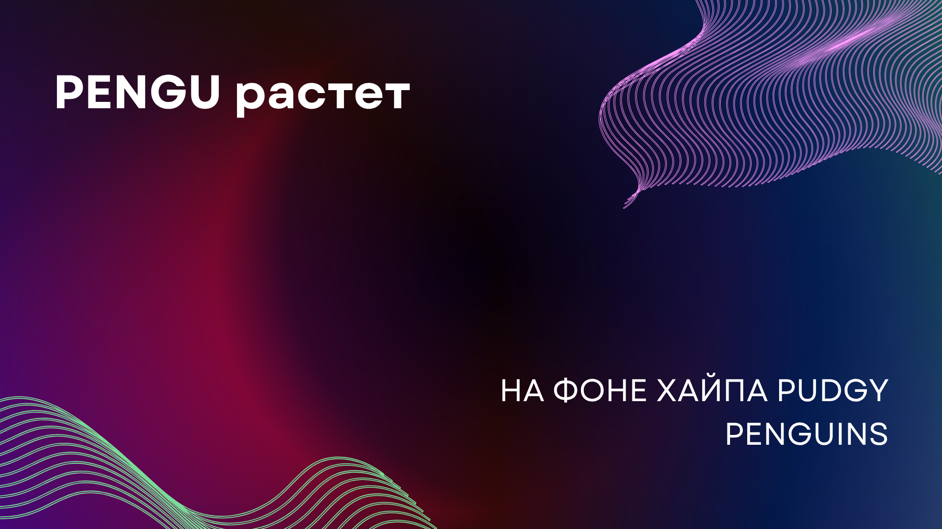PENGU растет на фоне хайпа Pudgy Penguins
