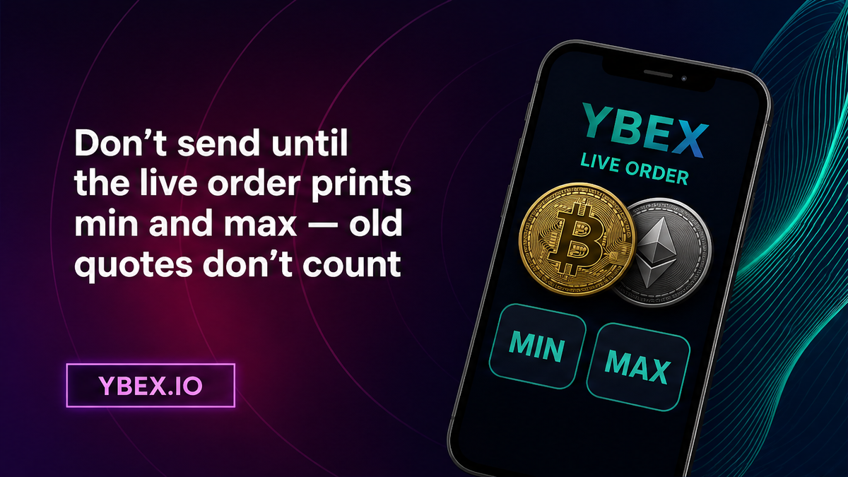 How to Check Min and Max Amount Before a Crypto Swap Deposit