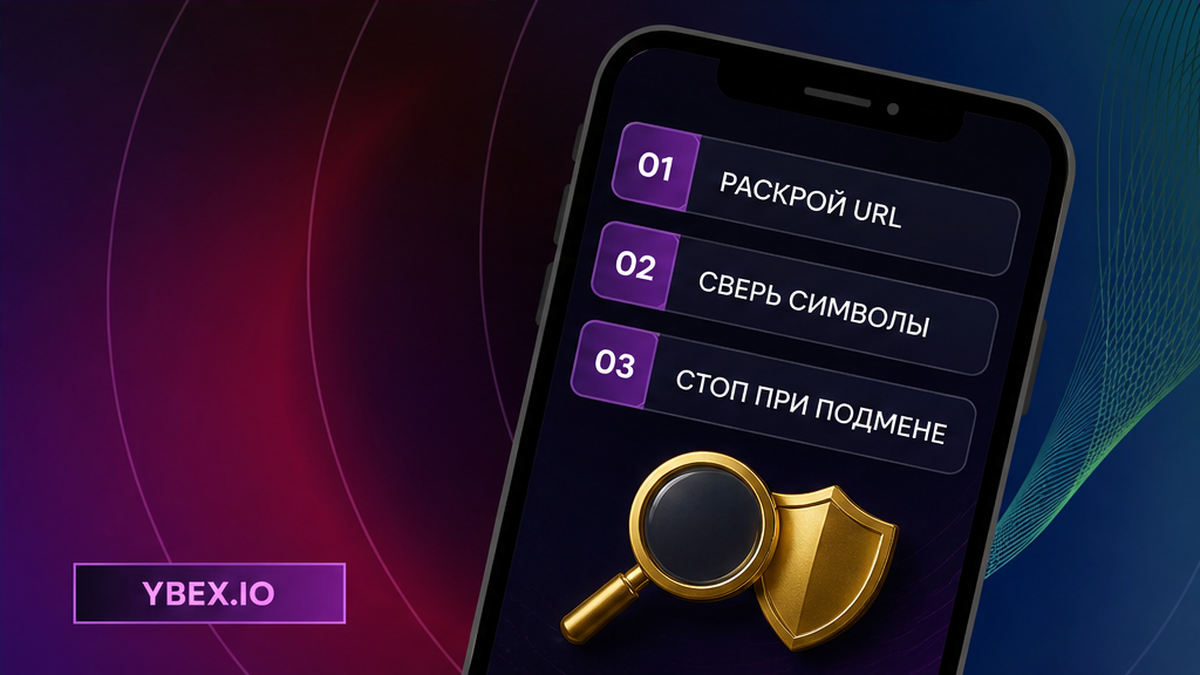 Три шага проверки символов в домене обменника