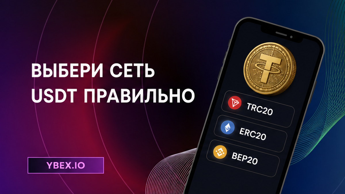 Как выбрать сеть USDT для обмена: TRC20, ERC20 или BEP20